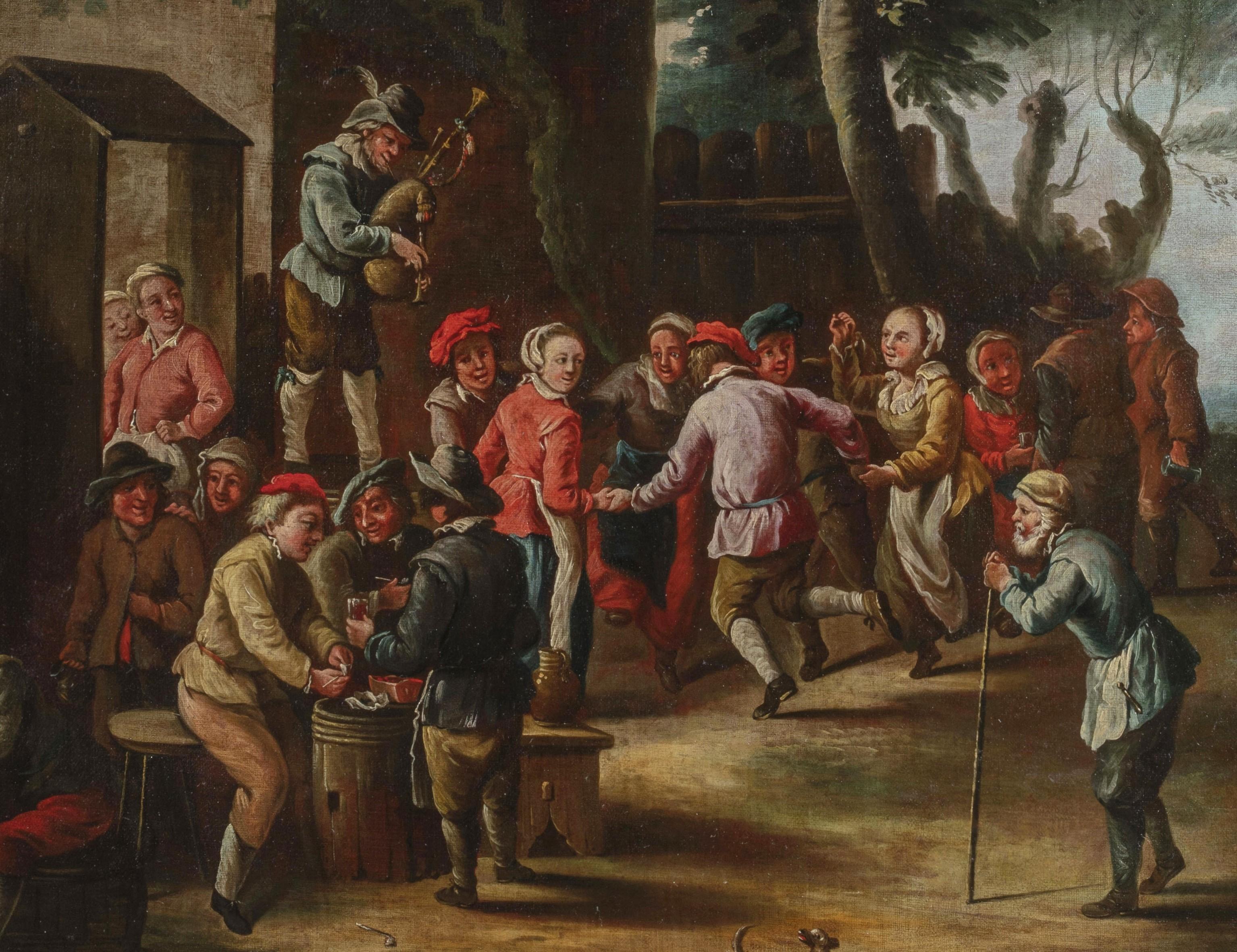 dutch painter peasants before an inn