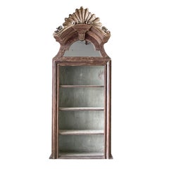 18th Century Italian Pair of Baroque Pinewood Libraries - Antique Book Cabinets