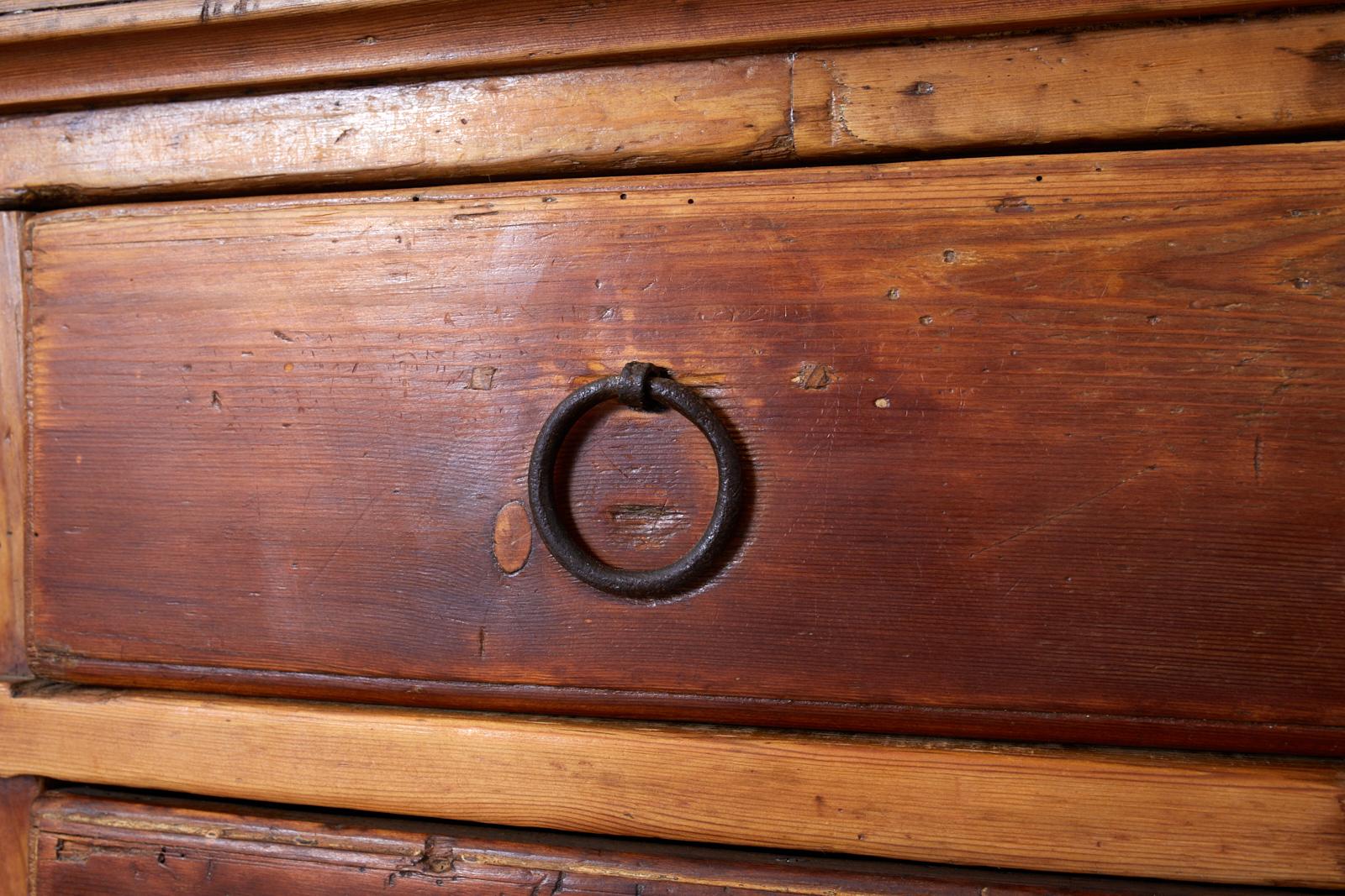 18th Century Italian Pine Sideboard Chest Dresser 7