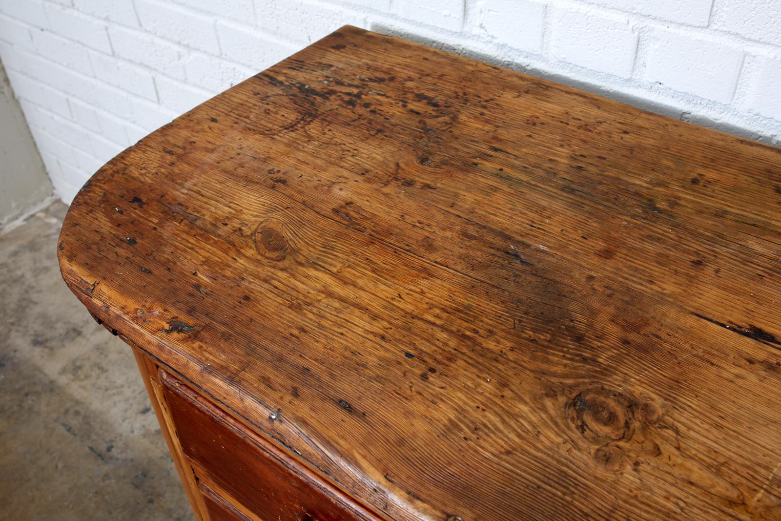 18th Century Italian Pine Sideboard Chest Dresser 1