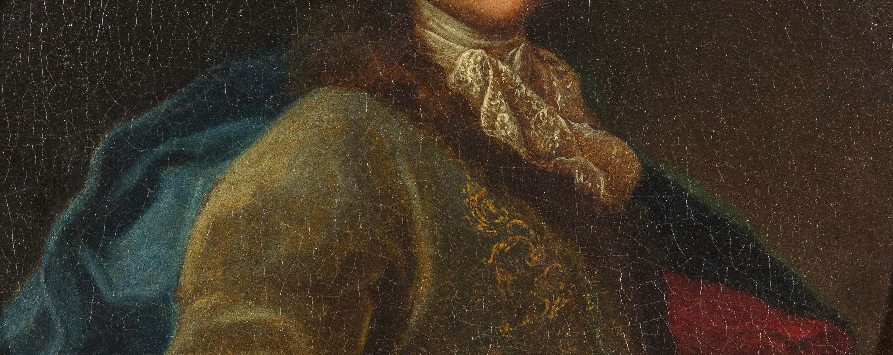 Louis XV Portrait italien du XVIIIe siècle attribué à Maria Giovanna Battista Clementi en vente