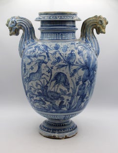 18th Century Italian Pottery Fountain Presumably for an Apothecary