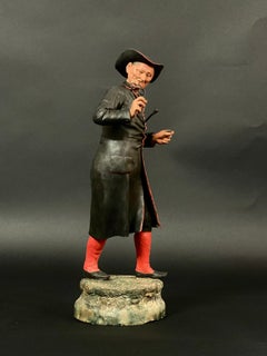 18. Jahrhundert Italienisch Presepe Terrakotta farbig Bemerkenswerte Skulptur