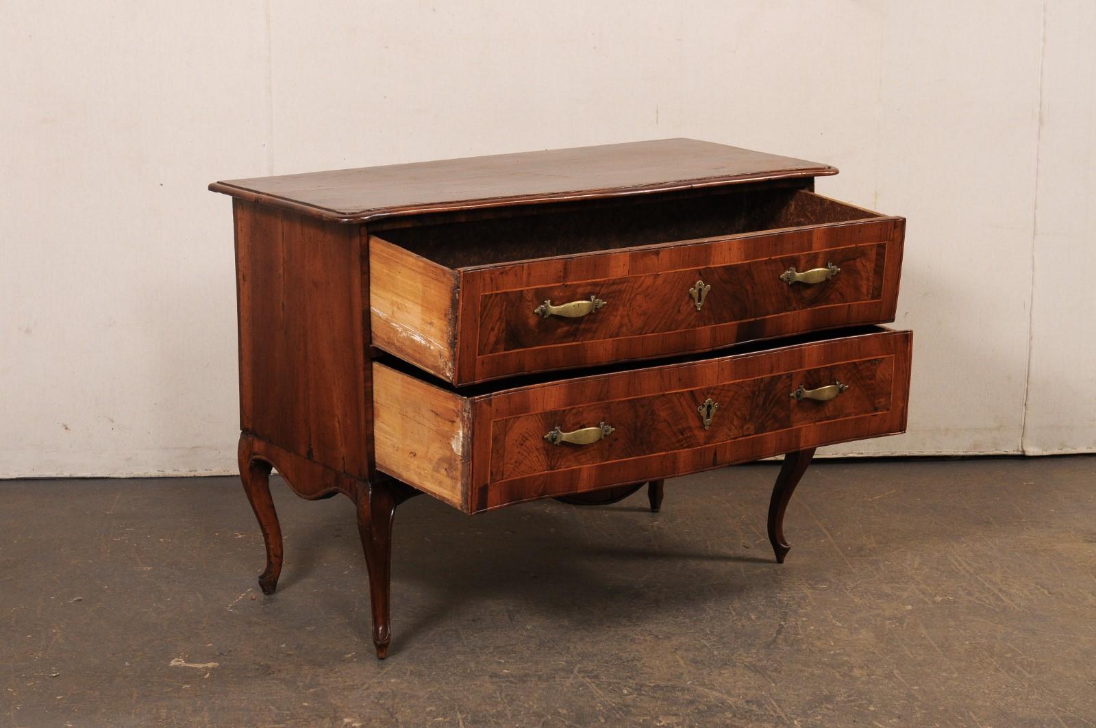 18th Century Italian Raised Two-Drawer Cassettiera In Good Condition For Sale In Atlanta, GA