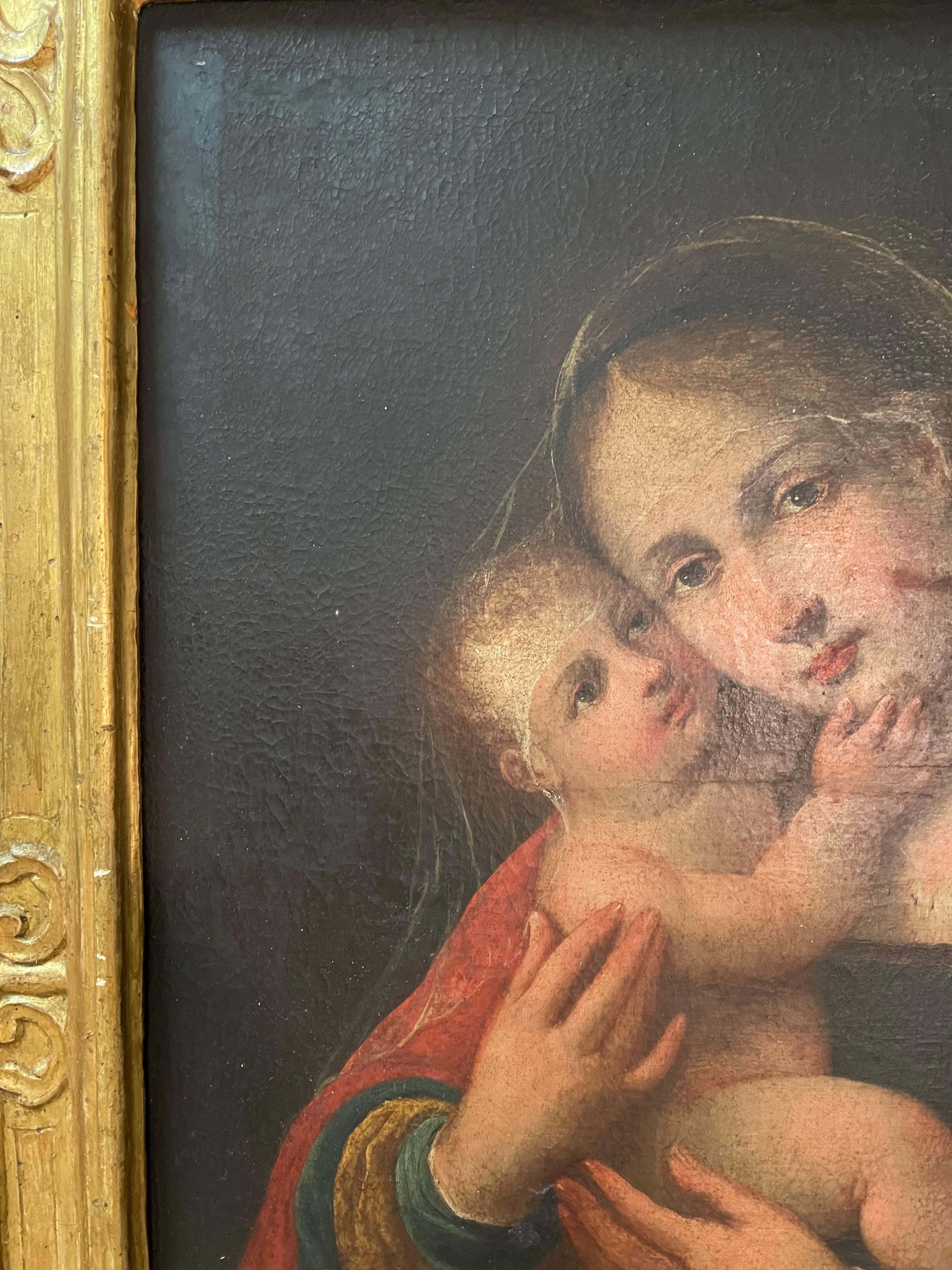 18th Century Italian Religious Painting In Fair Condition In Roma, IT