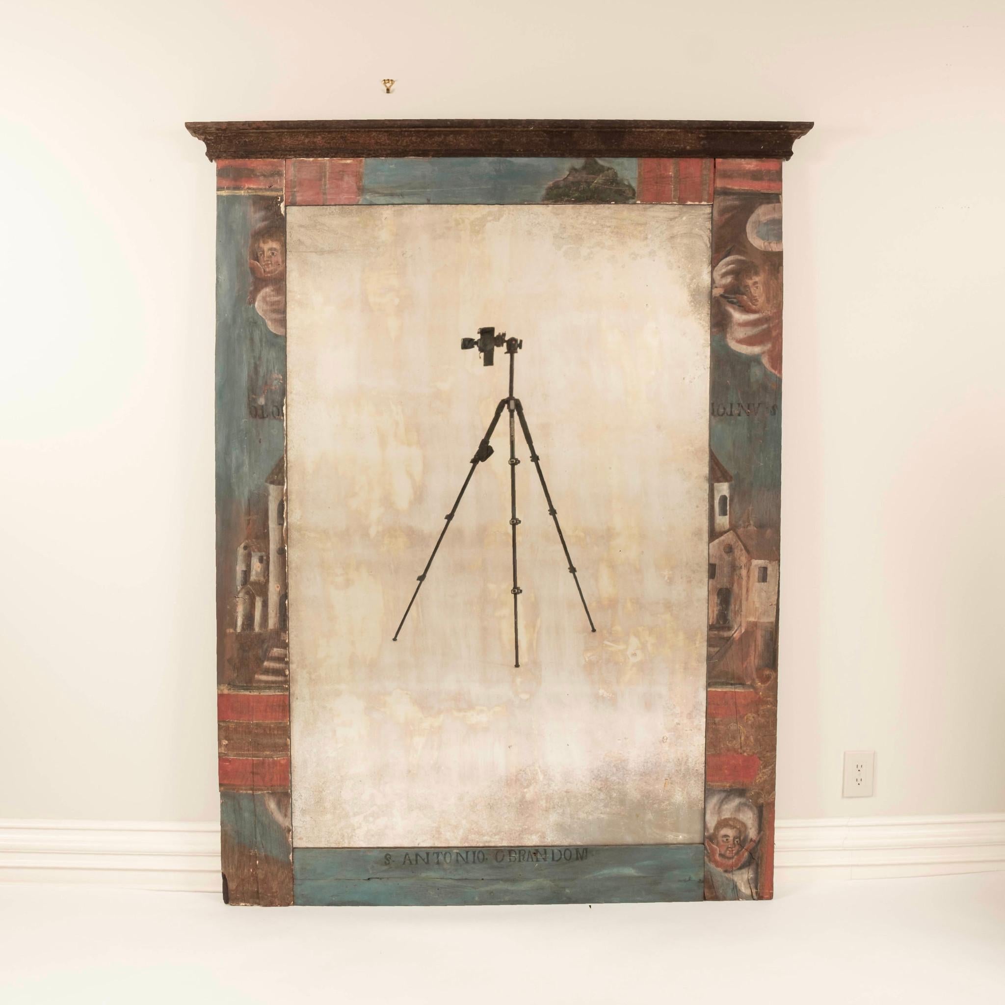 18th Century Italian Renaissance Altar Chapel Mirror For Sale 3