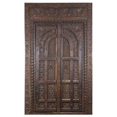 18th Century Italian Rococo Carved Frieze Wall Panel - Antique Oakwood Door