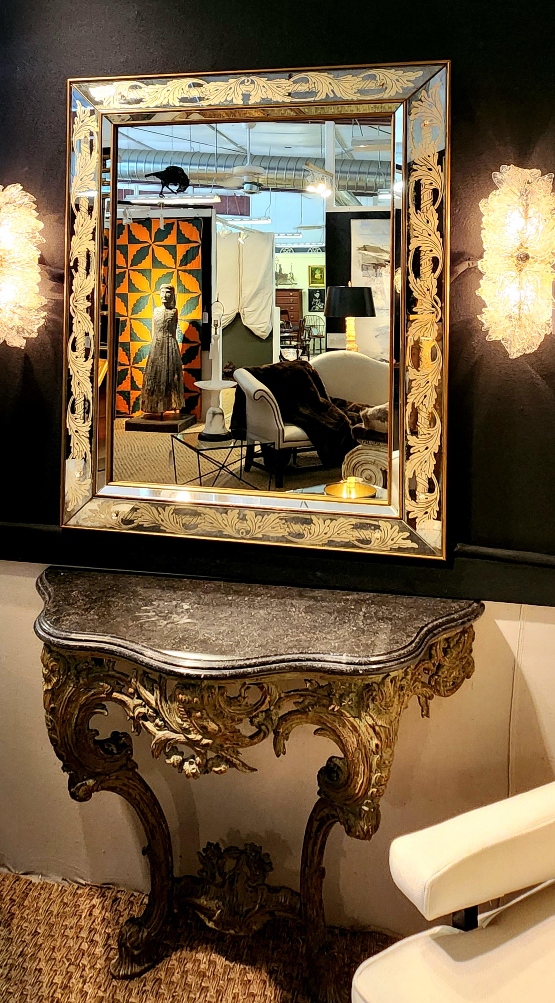 18th Century Italian Rococo Console Table For Sale 4