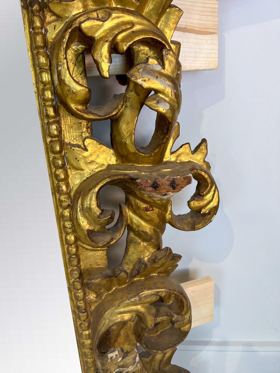 Italian Rococo Mirror , 18th Century  In Good Condition In New Orleans, LA
