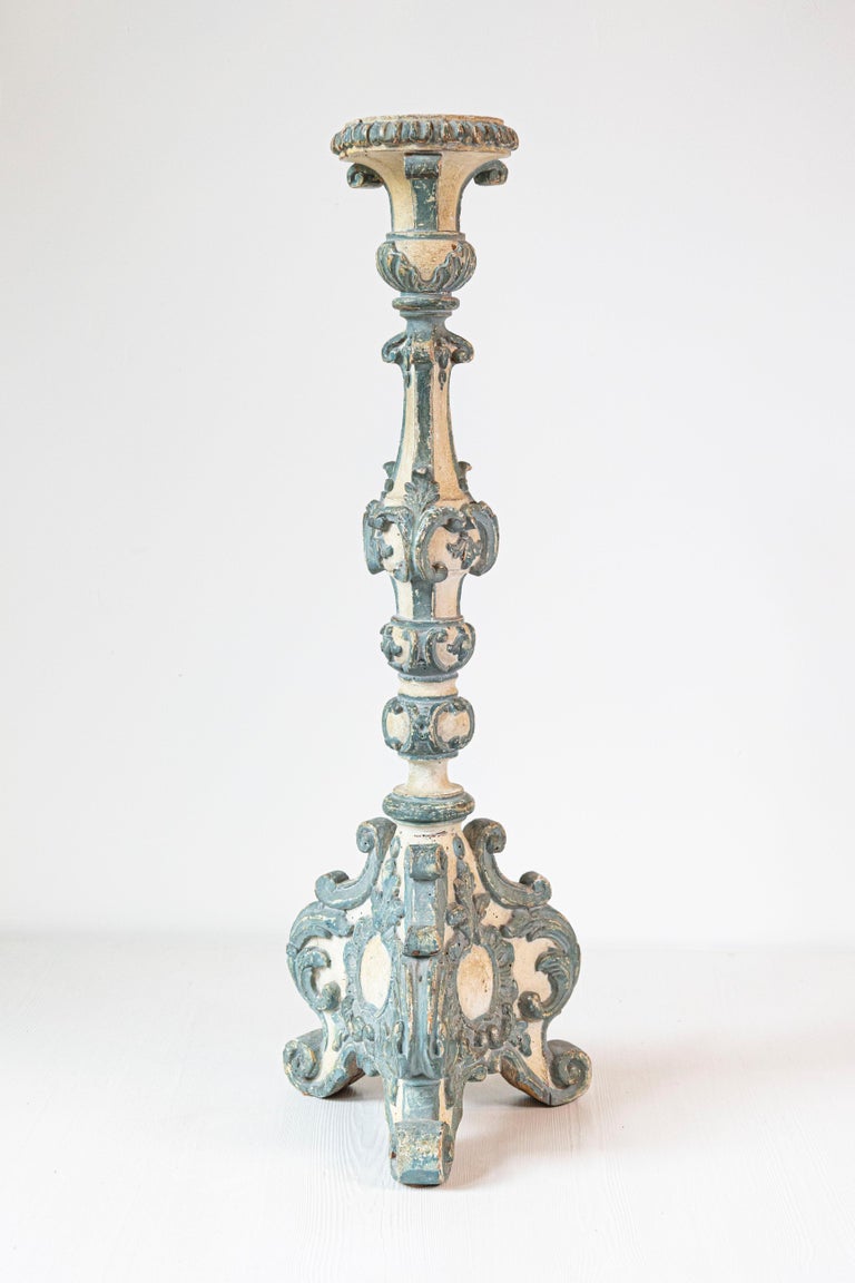 Italian Carved Candelstick Italian Carved Candelstick