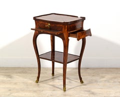 18th Century, Italian Rococo Veneer Wood Center Table