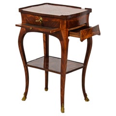 18th Century, Italian Rococo Veneer Wood Center Table