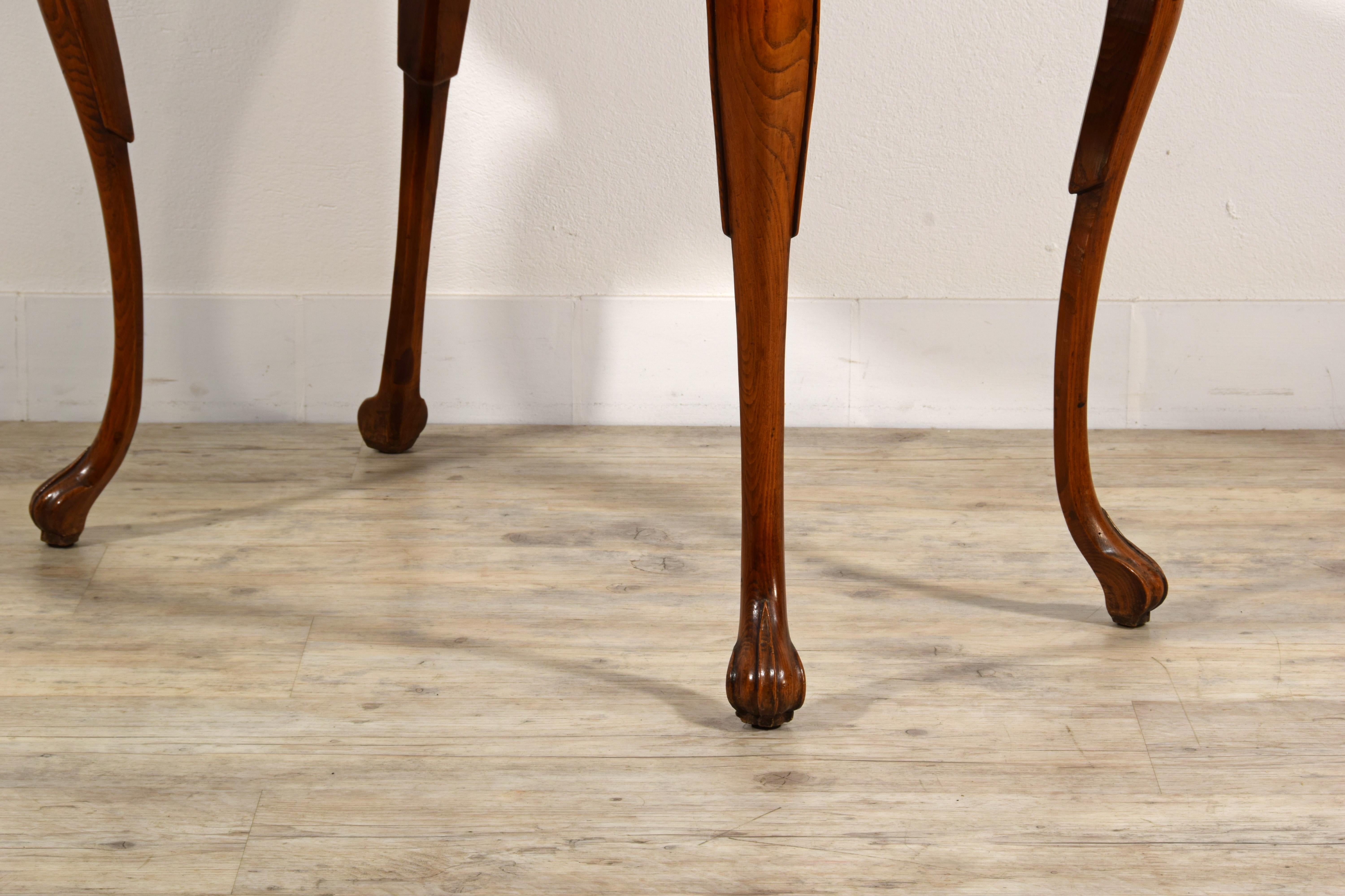 18. Jahrhundert, Italienischer Rokoko Wood Konsolentisch im Angebot 5