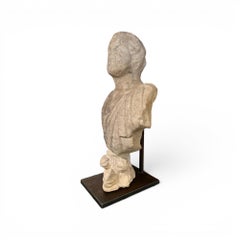 Busto de mármol de emperador romano italiano del siglo XVIII