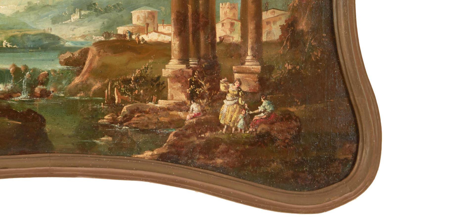 18th Century Italian School Oil on Canvas Painting 1