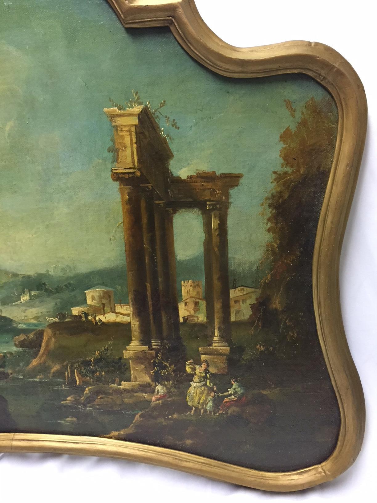 18th Century Italian School Oil on Canvas Painting 2