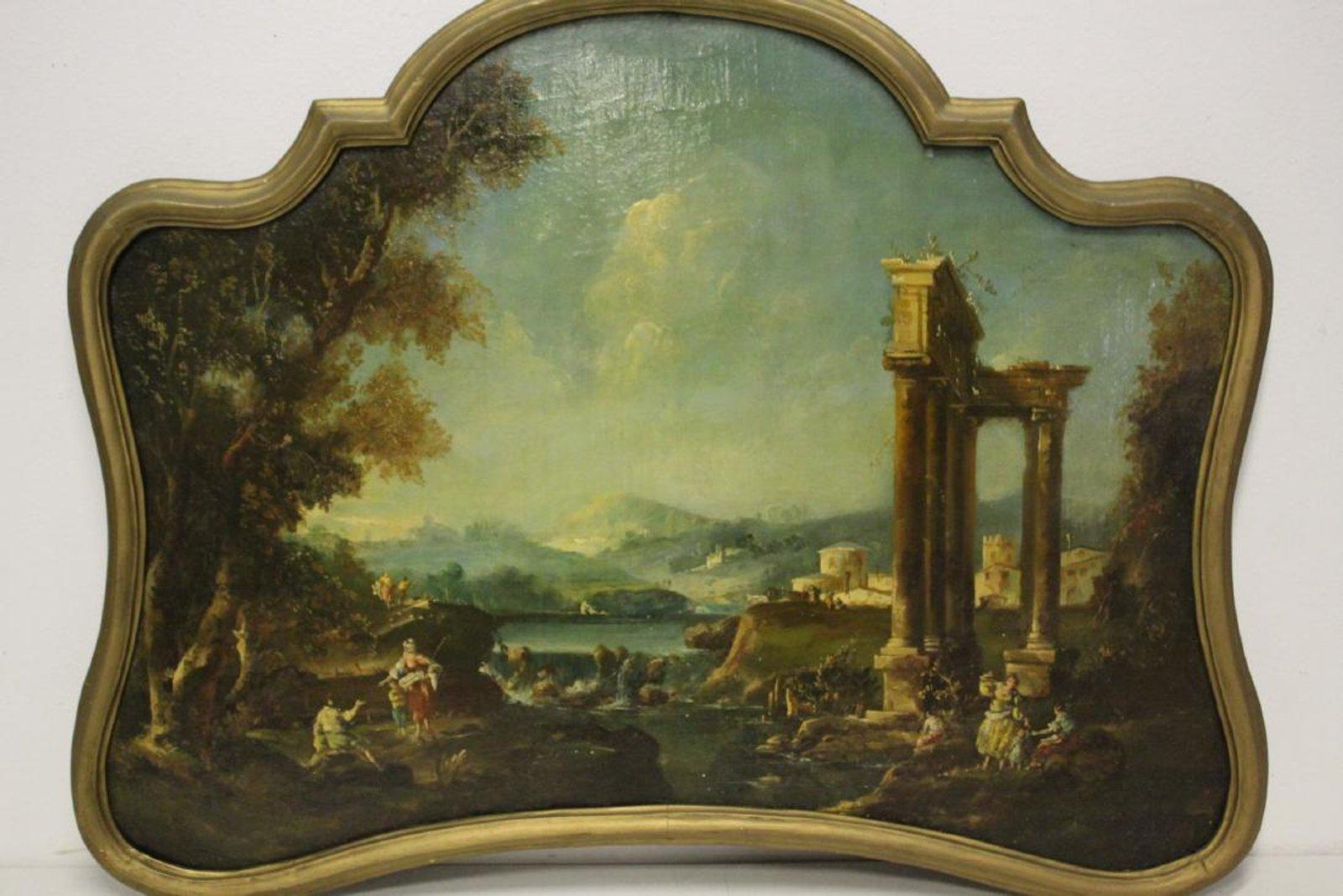 18th Century Italian School Oil on Canvas Painting 3