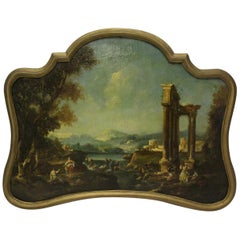 18th Century Italian School Oil on Canvas Painting