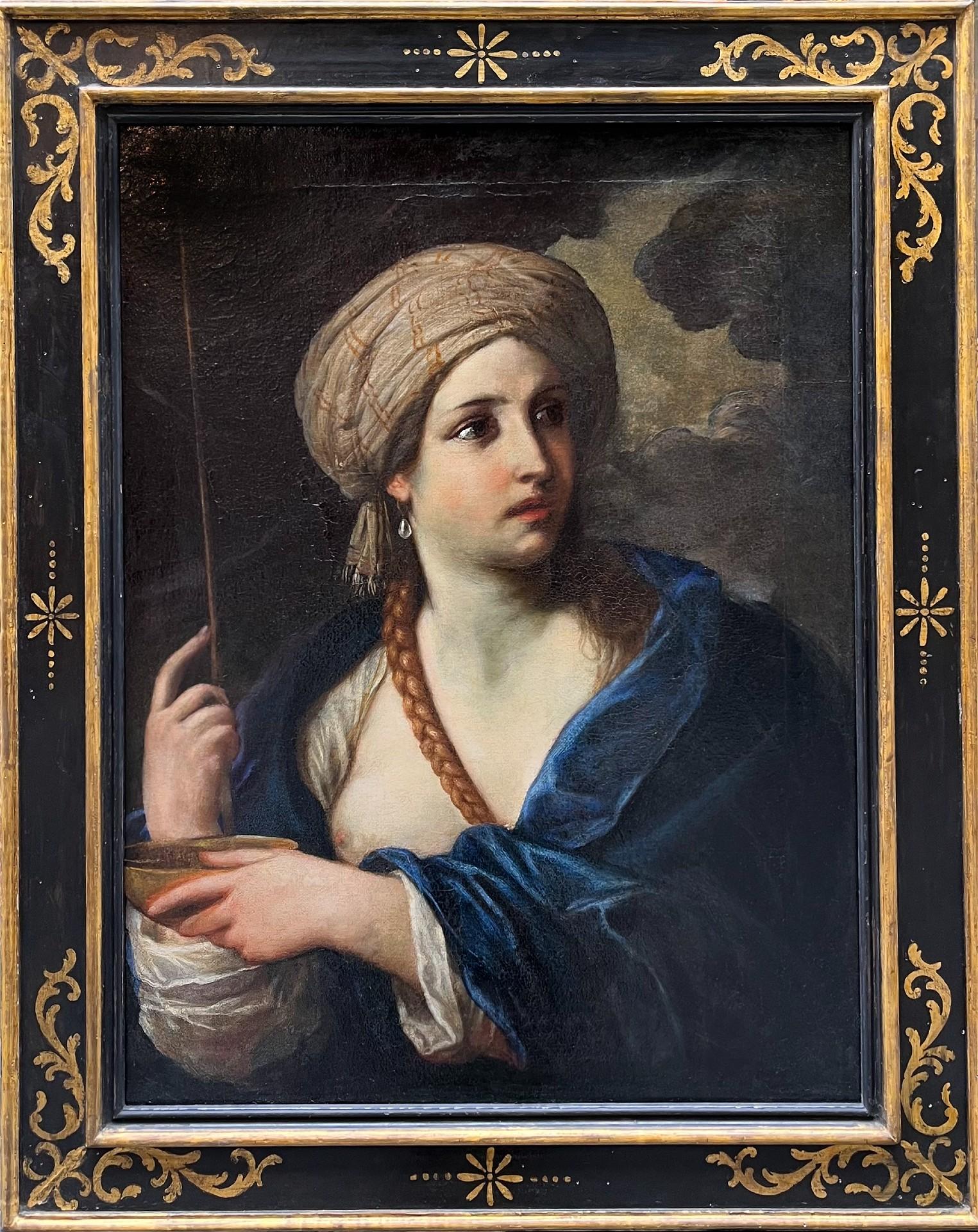 A Sybil with Bowl - Painting by 18th Century Italian School