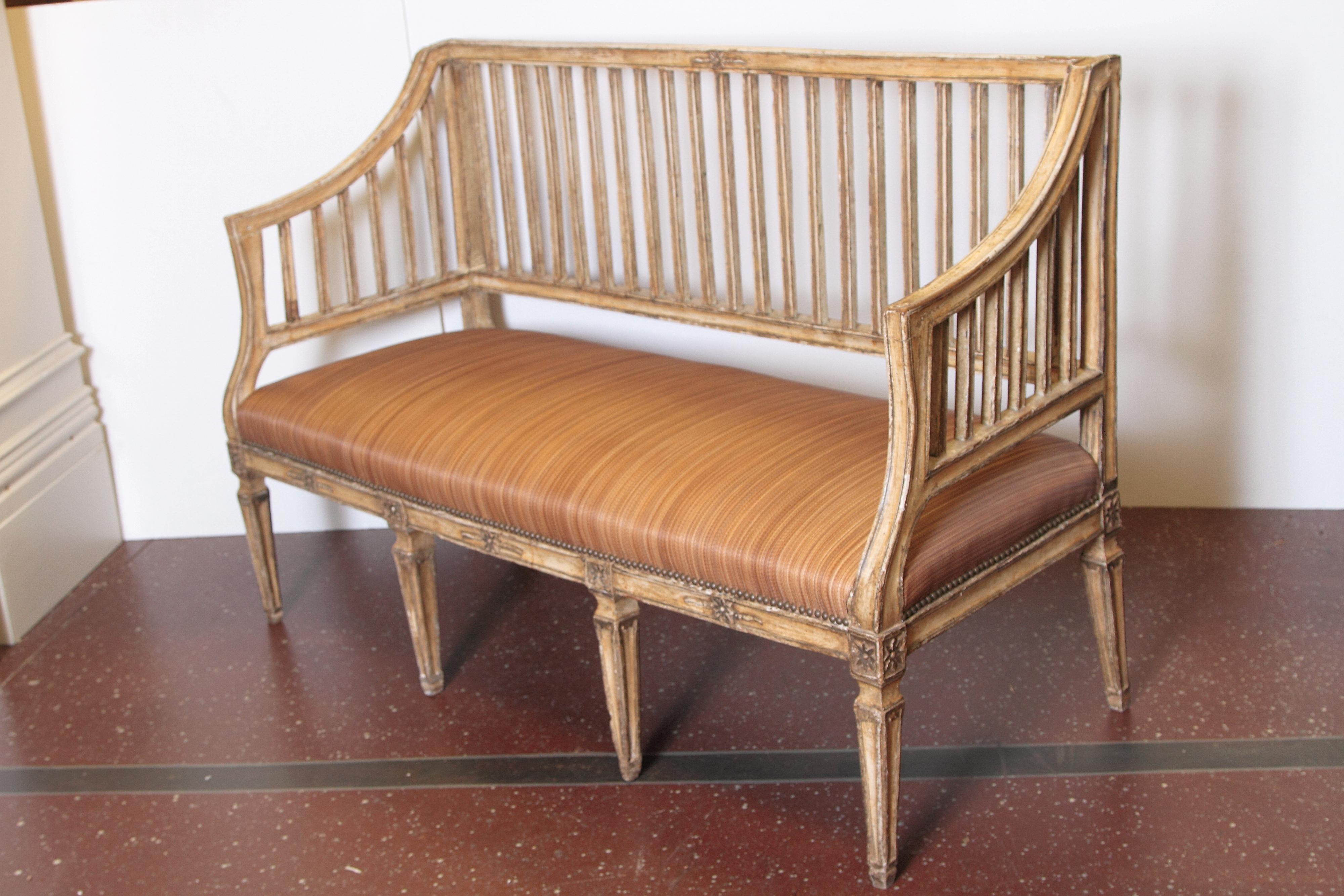 Louis XVI 18th Century Italian Settee