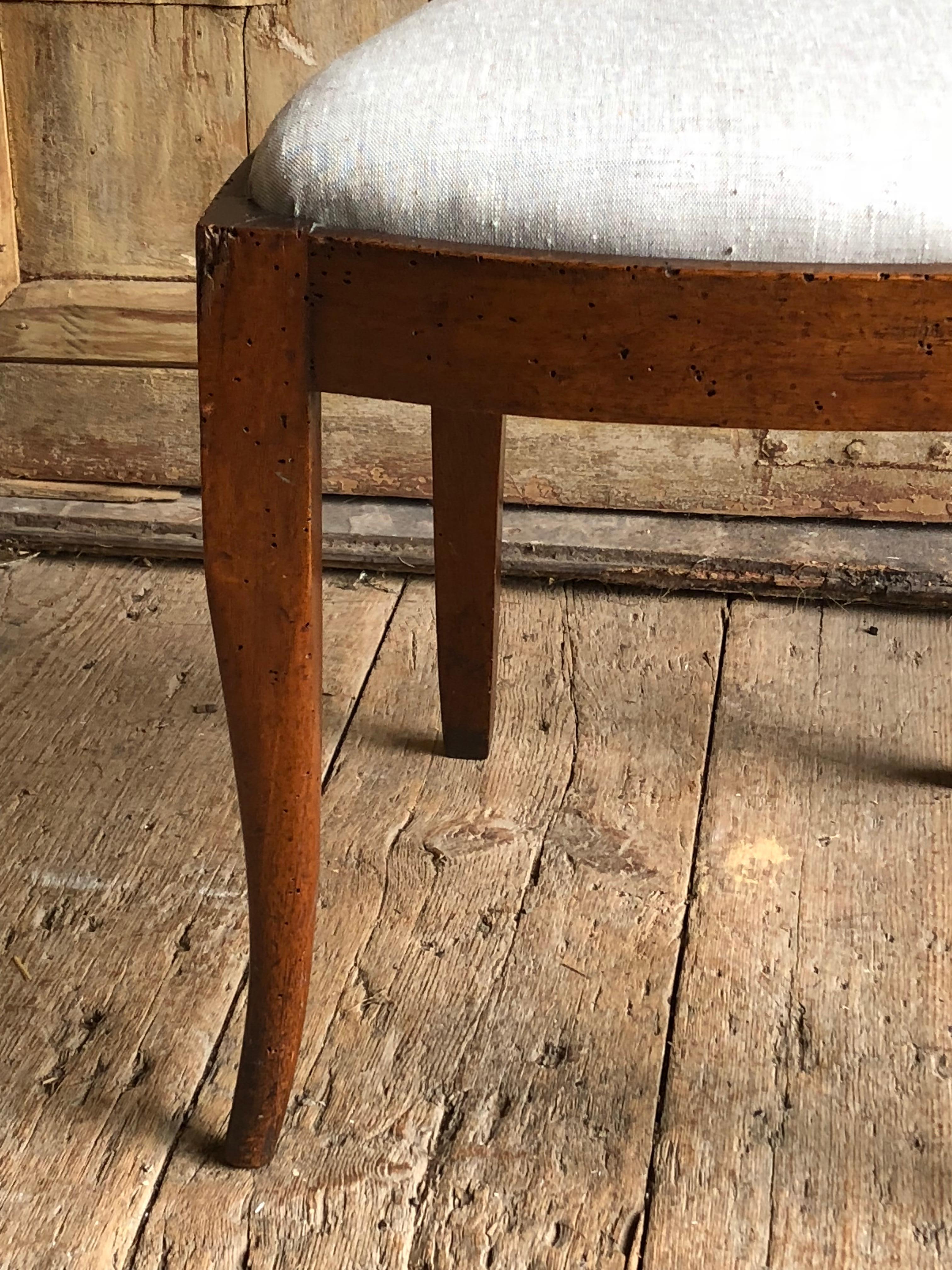 18th Century Italian Side Chair In Good Condition In Doylestown, PA