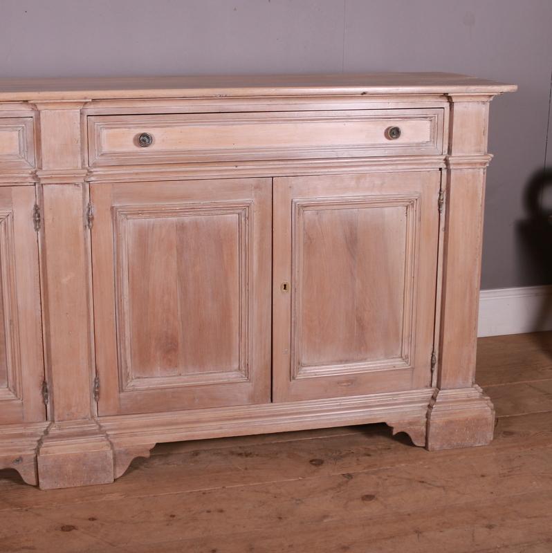Bleached 18th Century Italian Sideboard For Sale