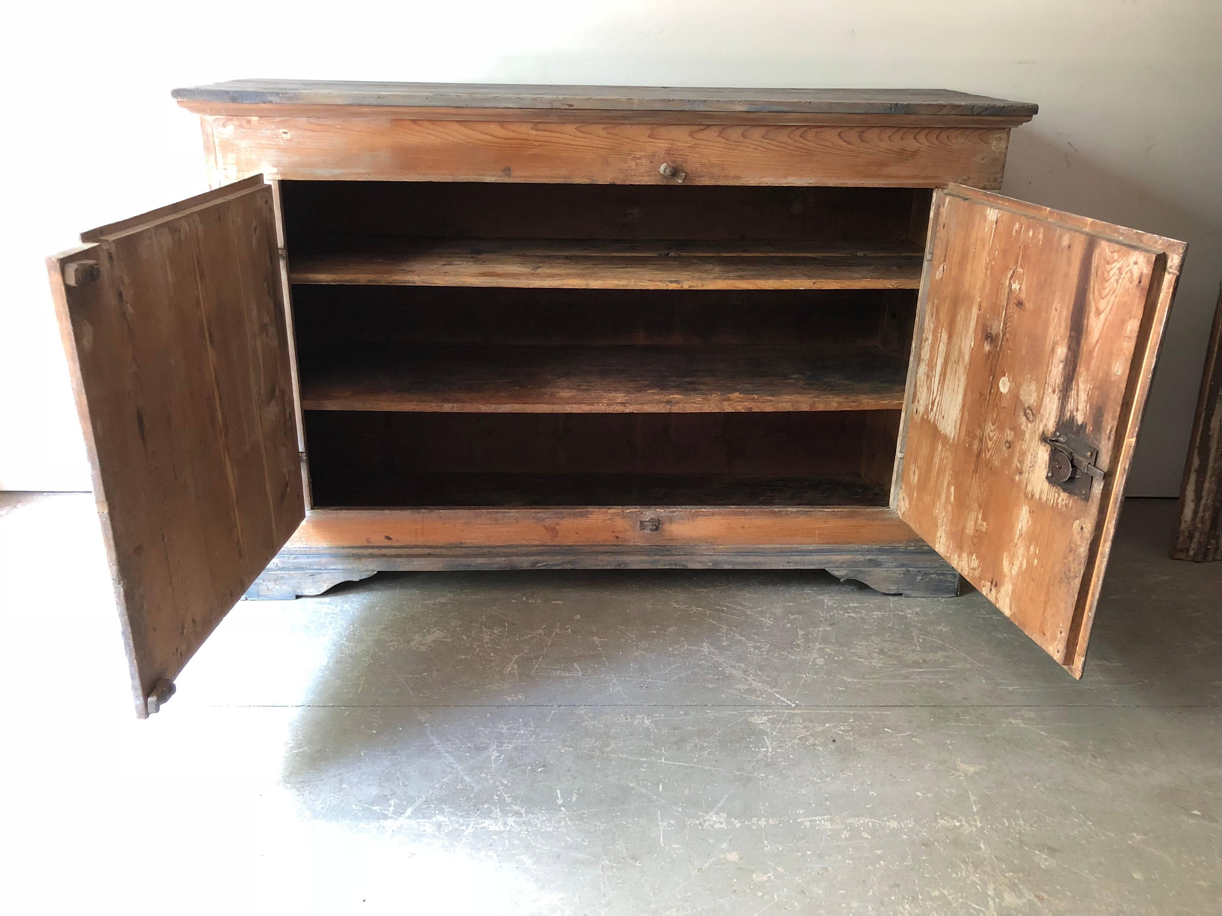 Pine 18th Century Italian Sideboard