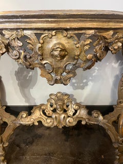 18th Century Italian Silver-Gilt Console