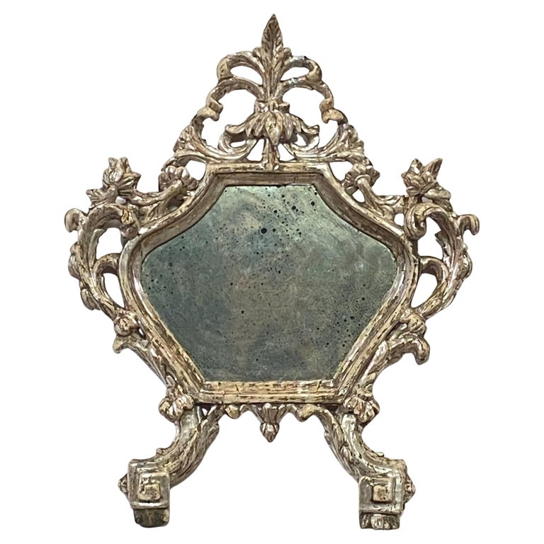 18th Century Italian Silver Gilt Small Memento Mori Mirror For Sale at ...