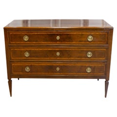 18th Century Italian Directoire chest of drawers
