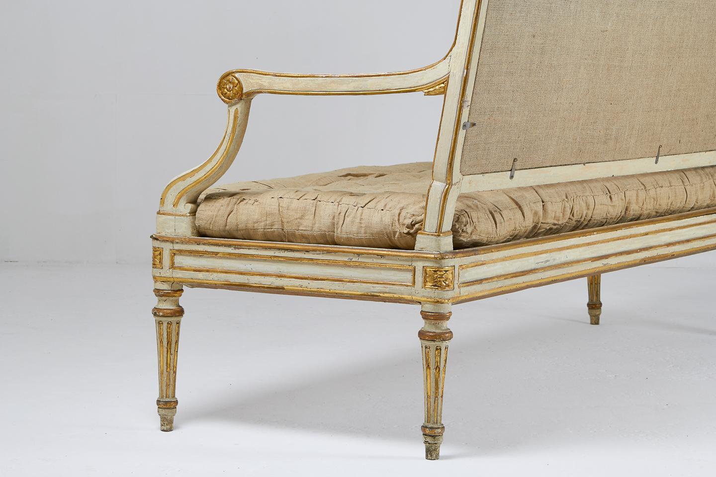 18th Century and Earlier 18th Century Italian Sofa with Original Paint