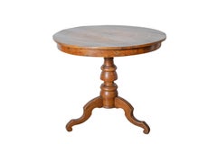 Table centrale italienne Sorrento du 18e siècle avec plateau en étoile incrusté