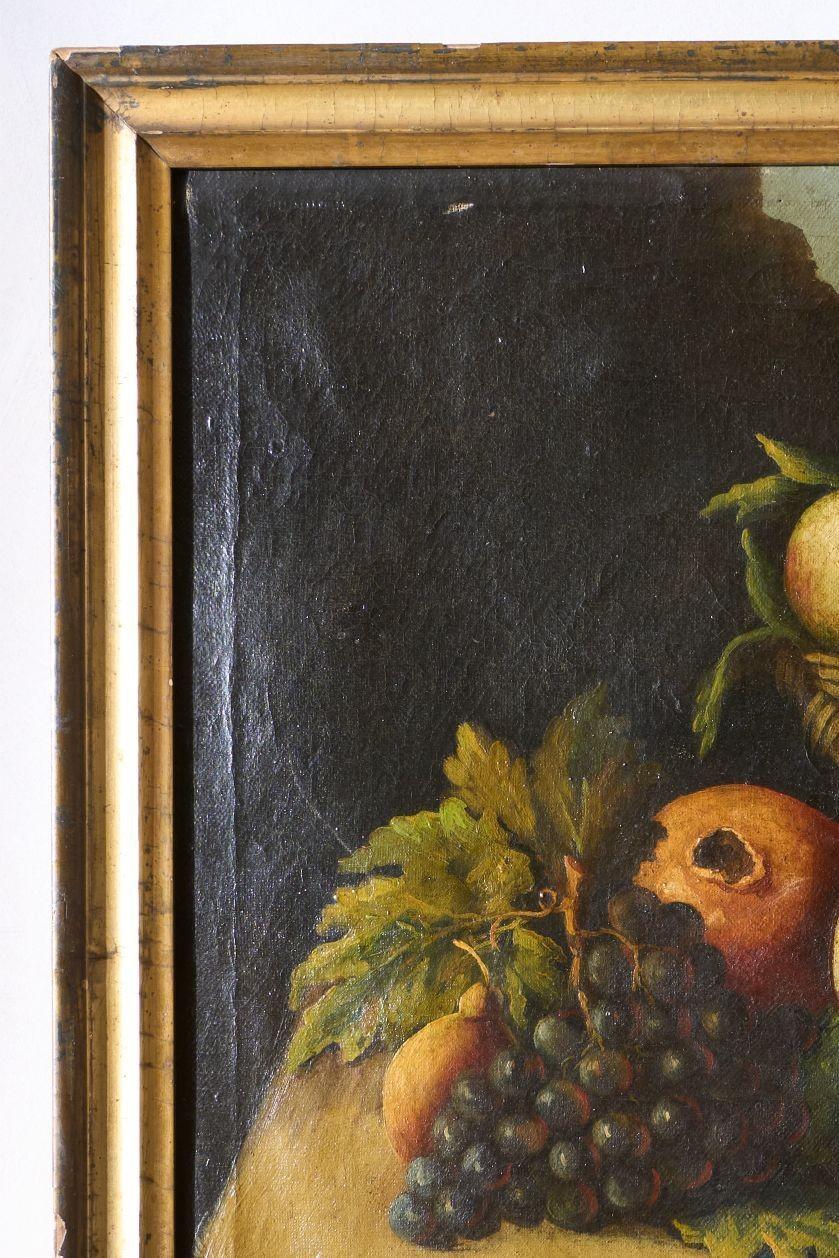 Fino al XVIII secolo Natura morta italiana del XVIII secolo - Mele e arance