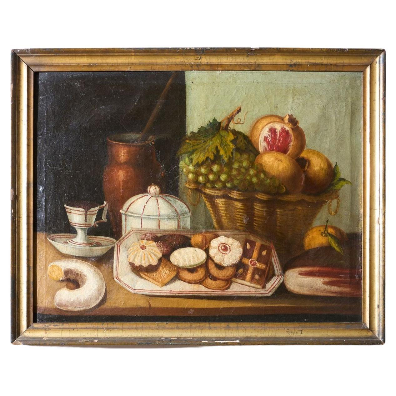 18th Century Italian Still life - Biscuits