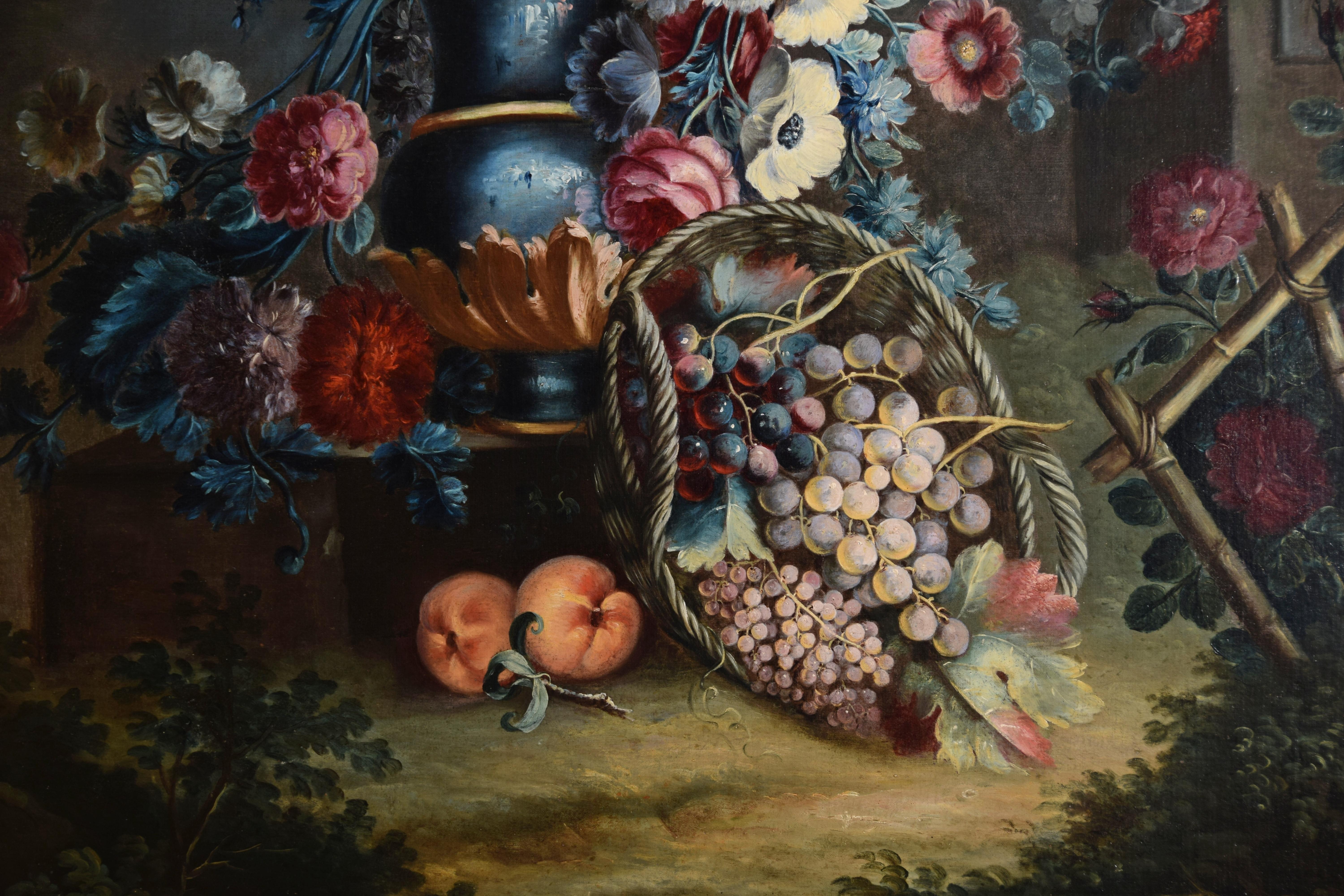 18th Century, Italian Still Life by Michele Antonio Rapos For Sale 1