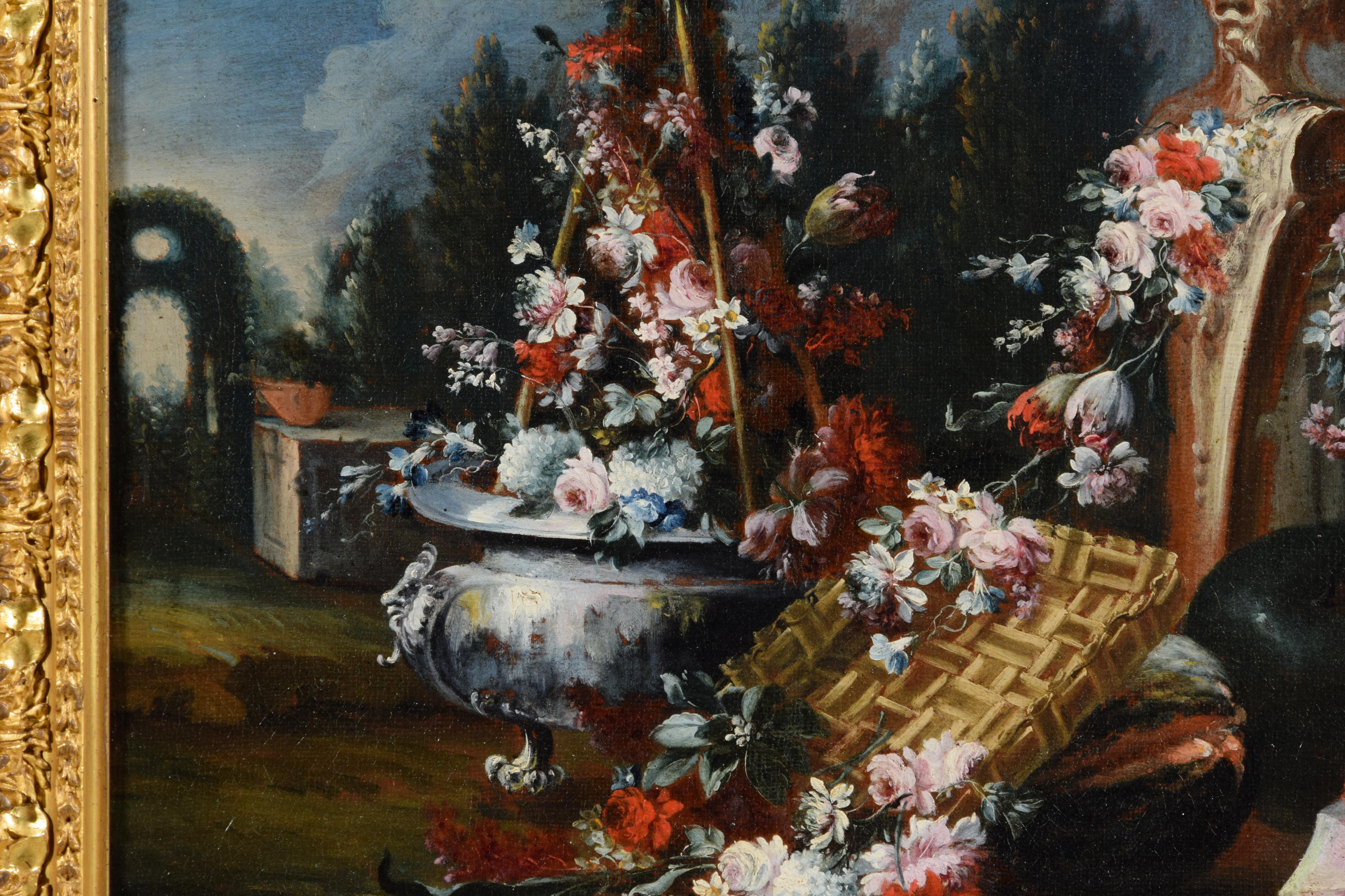 18th Century, Italian Still Life Painting Attributed to Francesco Lavagna For Sale 1