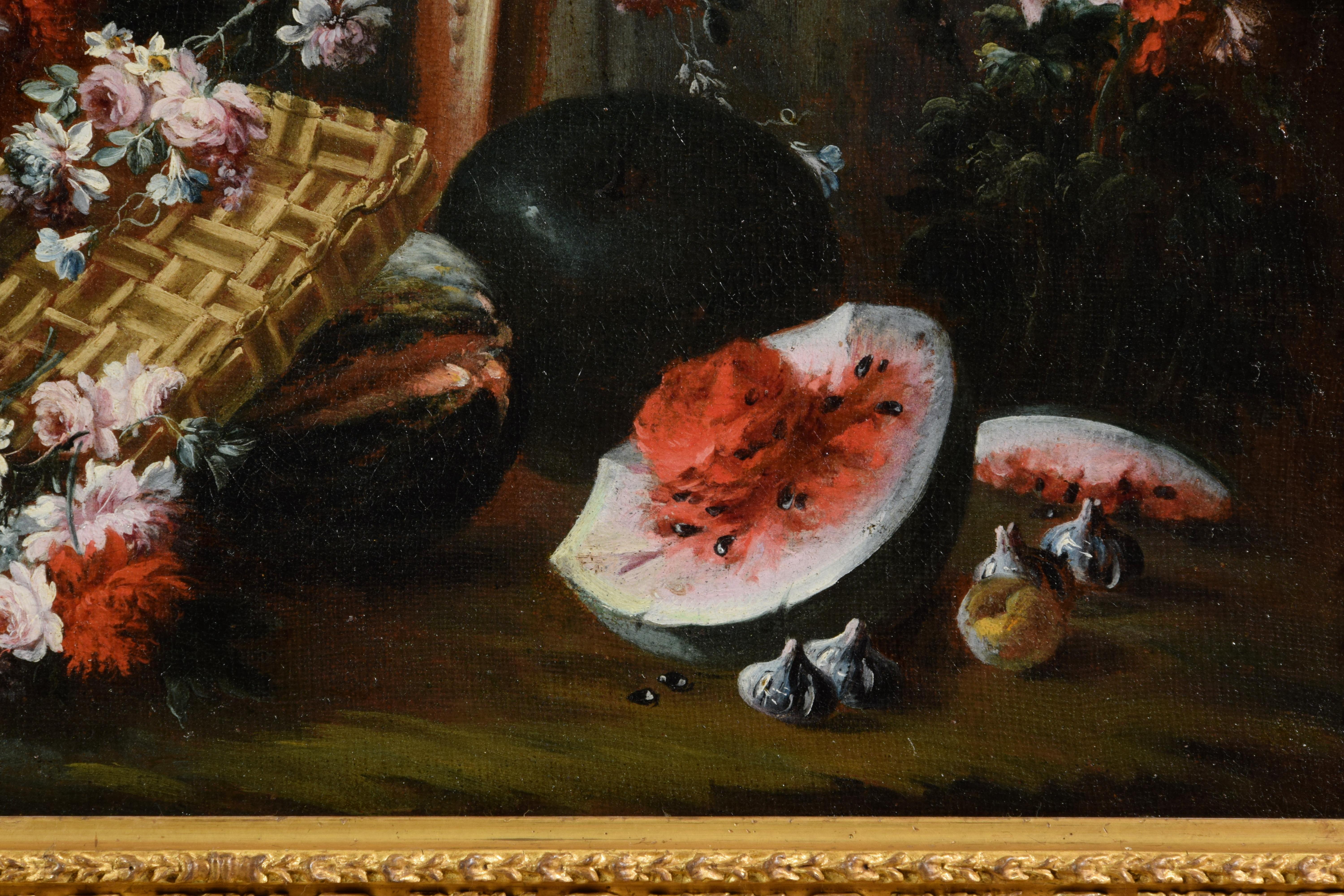 18th Century, Italian Still Life Painting Attributed to Francesco Lavagna For Sale 3