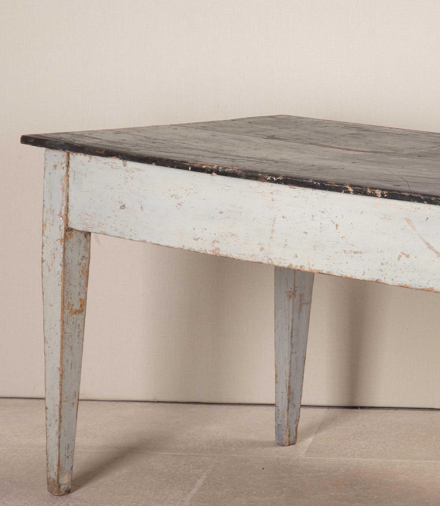 Mesa italiana del siglo XVIII con pintura original Italiano en venta