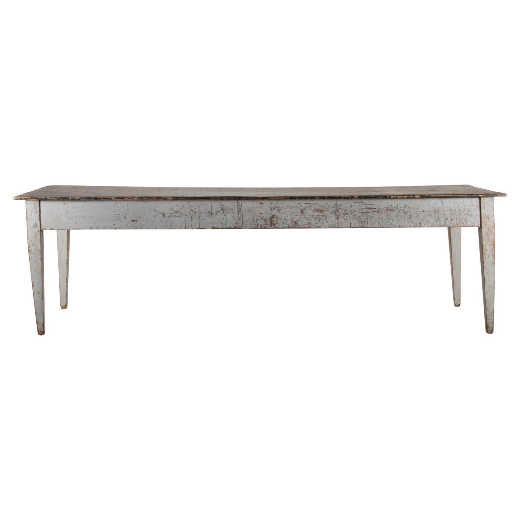 Mesa italiana del siglo XVIII con pintura original en venta