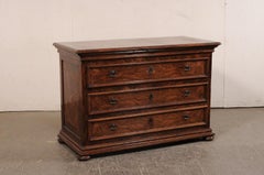 18th Century Italian Three-Drawer Chest w/Attractive Burl Veneer & Inlay Banding