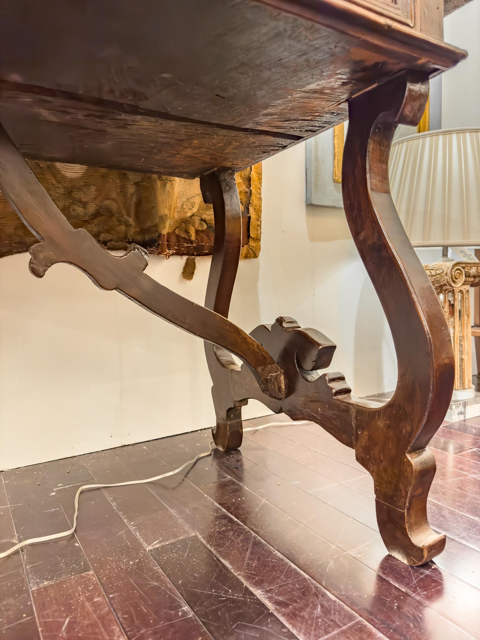 18th Century Italian Trestle Table For Sale 9