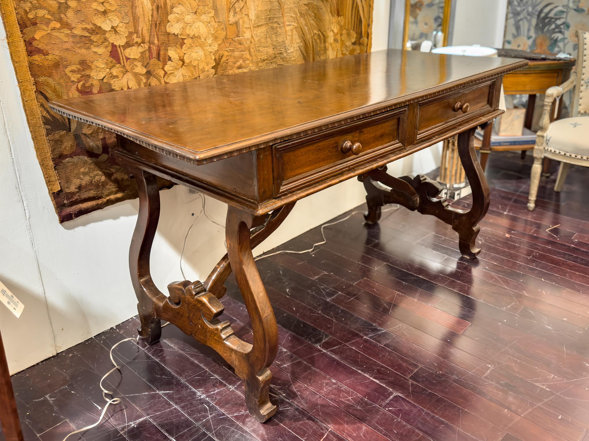 18th Century and Earlier 18th Century Italian Trestle Table For Sale