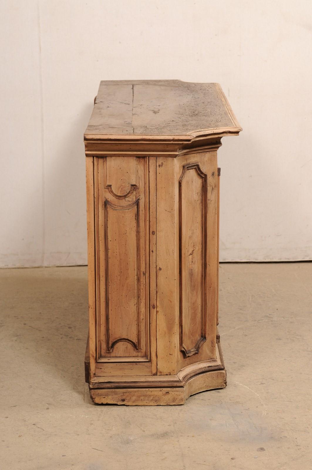 18th Century Italian Two-Door Wooden Console Credenza 2