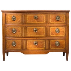 18th Century Italian Walnut and Kingwood Chest of Drawers