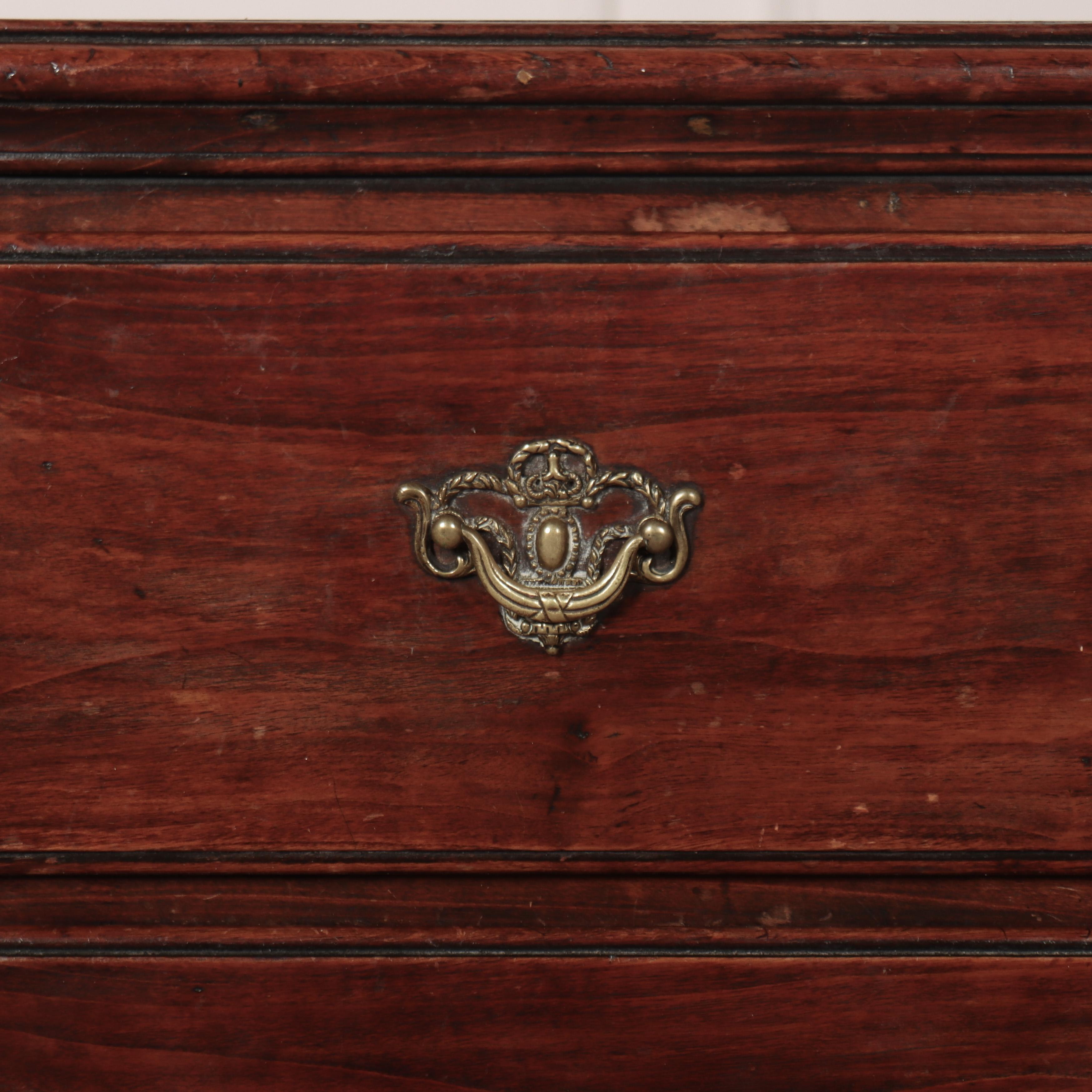 18th Century and Earlier 18th Century Italian Walnut Commode For Sale