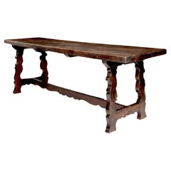 18th Century Italian Walnut Console