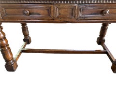 18th Century Italian Walnut Kitchen Table / Work Table