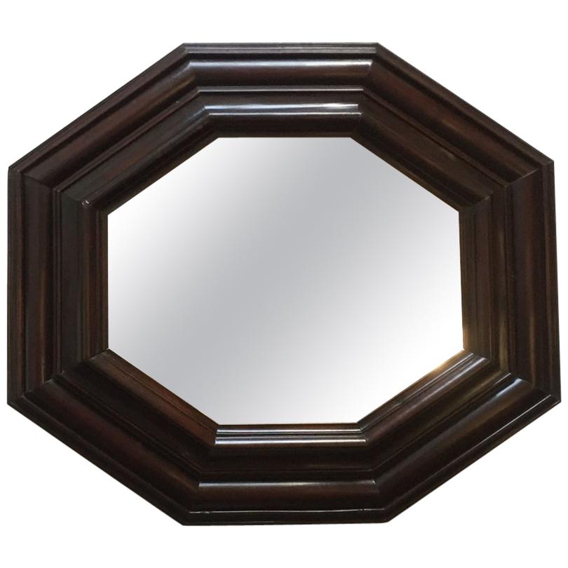 Miroir octogonal italien du 18ème siècle