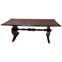 Antique 18th Century Italian Walnut Refectory Table