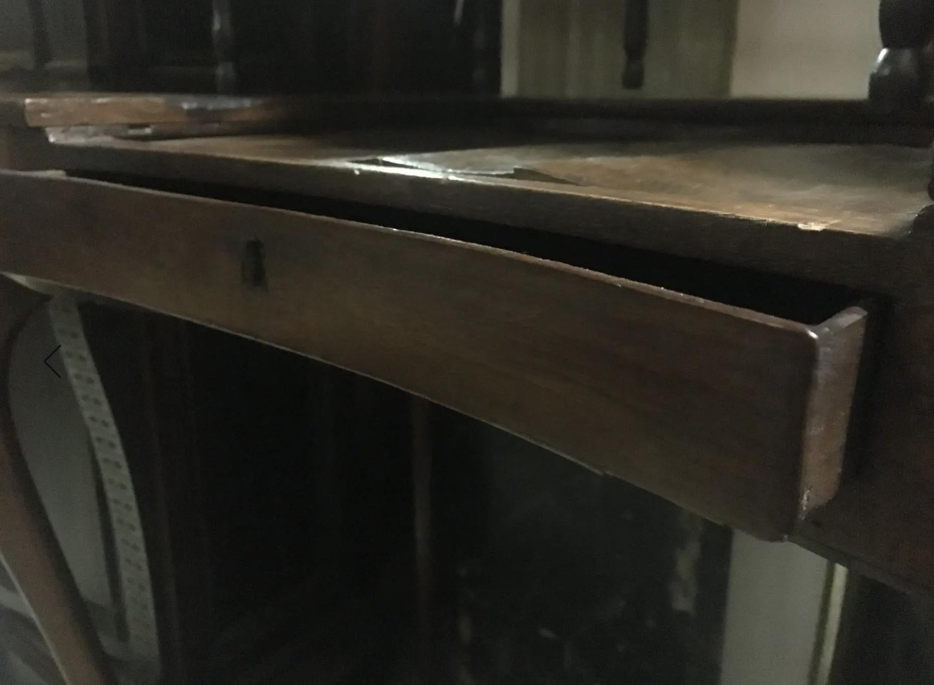 18th Century 18th-Century Italian Walnut Table For Sale